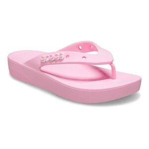 Crocs Classic Platform Flip Flop Women Size 10 Flamingo Flamant Rose Sandal NEW